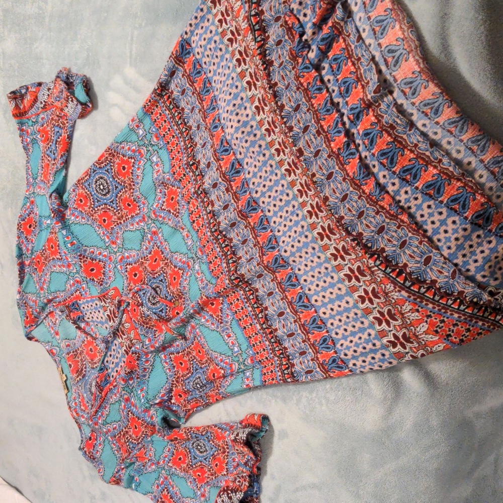 Democracy L boho shift Hi-Lo dress